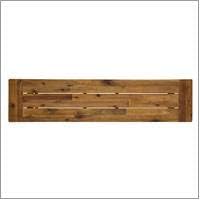 Christopher Knight Home Toby Outdoor Acacia Wood Bench, Sandblast Teak Finish and Black