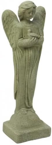 Emsco Group 2260-1AZ Morning Angel Statue – Natural Sandstone Appearance – Made of Resin – Lightweight – 29” Height