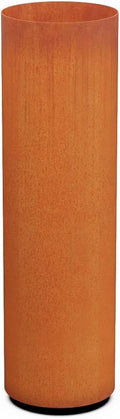 PLANTERCRAFT Corten Steel Metal Planter Box, Round Sizes, Modern Garden Steel planters for Commercial and Residential Outdoor Use.
