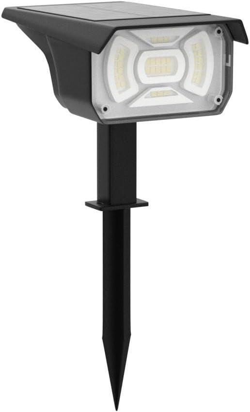 Color Solar Light Outdoor Waterproof Spotlights with 9 Light Modes, Color Changing Solar Outdoor Light for Halloween Decorations, Colored Spot Lights Auto On,Off, RGBW