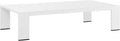 Modway Tahoe Aluminum Outdoor Patio Coffee Table in White