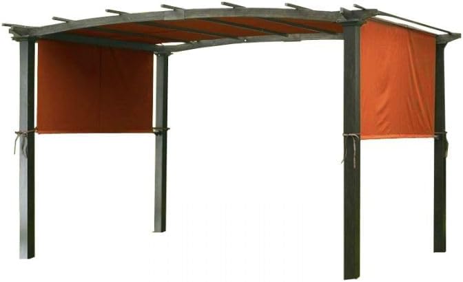 Garden Winds Universal Pergola Replacement Canopy Top Cover, Dimensions: 205" L x 81" W - Classic Rustic Orange, 350