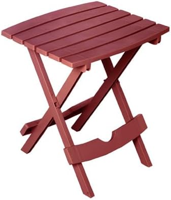 Adams Manufacturing 8510-95-3700 Quick-Fold Side Table, Merlot