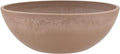 PSW Pot Collection M25TP 10-inch Plastic/Stone/Wood Composite Low Bowl Planter – No Drainage Hole (Drillable), Shallow Indoor/Outer Pot for Succulents, Bonsai, Fairy Gardens, Herbs, Taupe