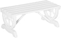 Outsunny 2-Person Wooden Garden Bench, Outdoor Wagon Wheel Porch Bench for Backyard Garden, Support 550 LBS, Rustic Country Style Patio Furniture, White