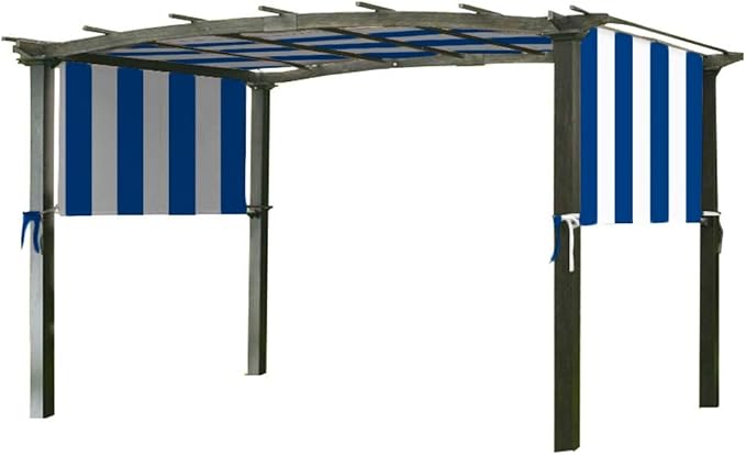 Garden Winds Universal Pergola Replacement Canopy - Standard 350 - Cabana Blue