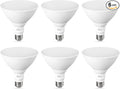 LED Flood Light Bulbs, PAR38 Outdoor Flood Light Bulb 5000K,13W 100W Equivalent, Daylight White LED Floodlight Dimmable, Waterproof for Porch Yard Garage, E26 Base, 15,000 Hrs, 6 Pack