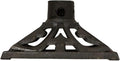 TIKI Cast Iron Torch Stand – Heavy-Duty, Freestanding & Weather-Resistant Torch Base for Patio, Garden, Deck & Backyard – Fits Torch Poles 0.75" to 1.25" – 9" x 9", Black