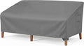 Vailge Heavy Duty Patio Sofa Cover, 100% Waterproof 3-Seater Outdoor Sofa Cover,Lawn Patio Furniture Covers with Air Vent and Handle,104" Wx 40" Dx 35" H,Grey