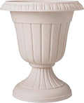 Arcadia Garden Products PL20TP Classic Traditional Plastic Urn Planter Indoor/Outdoor, 10" x 12", Taupe