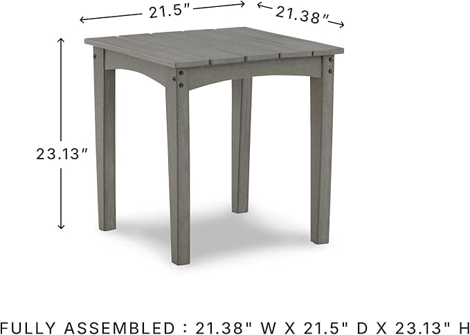 Signature Design by Ashley P802-702 Visola End Table, Gray