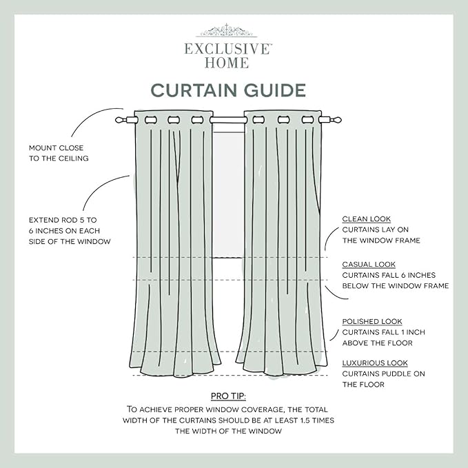 Exclusive Home Cabana Solid Indoor/Outdoor Light Filtering Hook-and-Loop Tab Top Curtain Panel Pair, 54"x132", Taupe