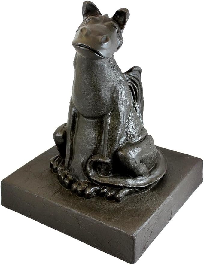 Emsco Group 92550 29" Whimsical Rabbit Garden Statue, Bronze