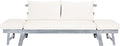 Safavieh PAT6745A Outdoor Collection Tandra Grey Modern Contemporary Daybed Day Bed