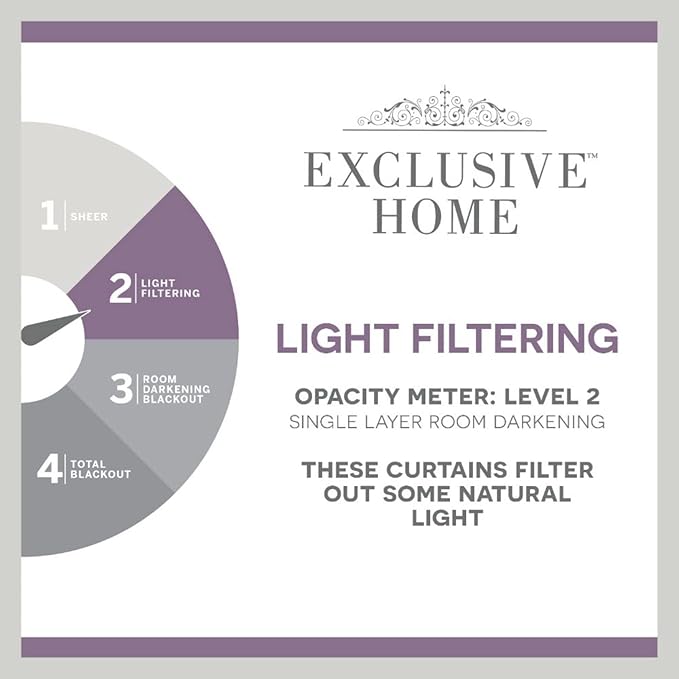 Exclusive Home Cabana Solid Indoor/Outdoor Light Filtering Hook-and-Loop Tab Top Curtain Panel Pair, 54"x132", White