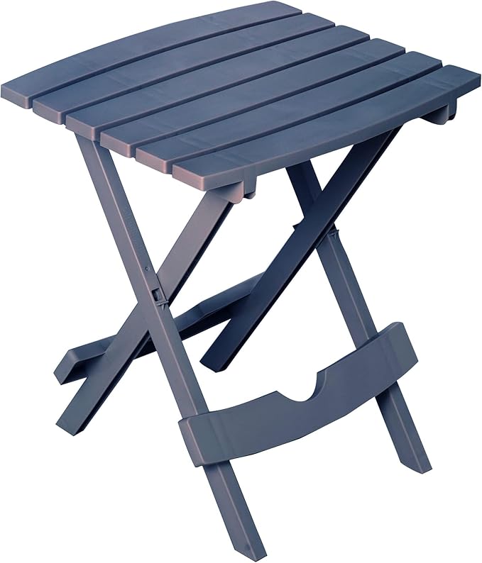 Adams 8510-94-3901 Quick-Fold Side Table, No Size, Bluestone