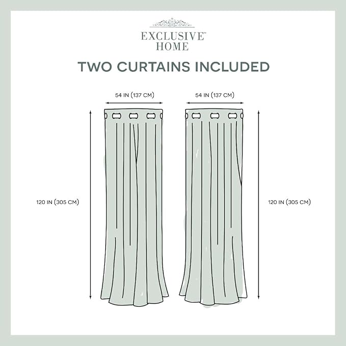 Exclusive Home Cabana Solid Indoor/Outdoor Light Filtering Hook-and-Loop Tab Top Curtain Panel Pair, 54"x144", White