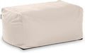 Jaxx Leon Outdoor Bean Bag Ottoman, White