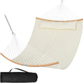 SUNCREAT Hammocks for Outside Hanging Tree Hammock for Outdoor, Large Replacement Hammock for Stand, Beige