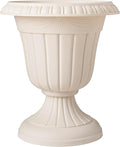 Arcadia Garden Products PL20BG Classic Traditional Plastic Urn Planter Indoor/Outdoor, 10" x 12", Beige