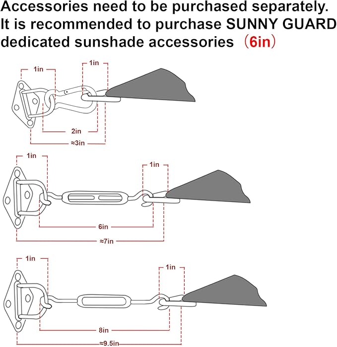 SUNNY GUARD Sun Shade Sail 10' x 16' Rectangle Dark Grey UV Block Sunshade for Backyard Yard Deck Patio Garden Outdoor Activities and Facility(We Make Custom Size)