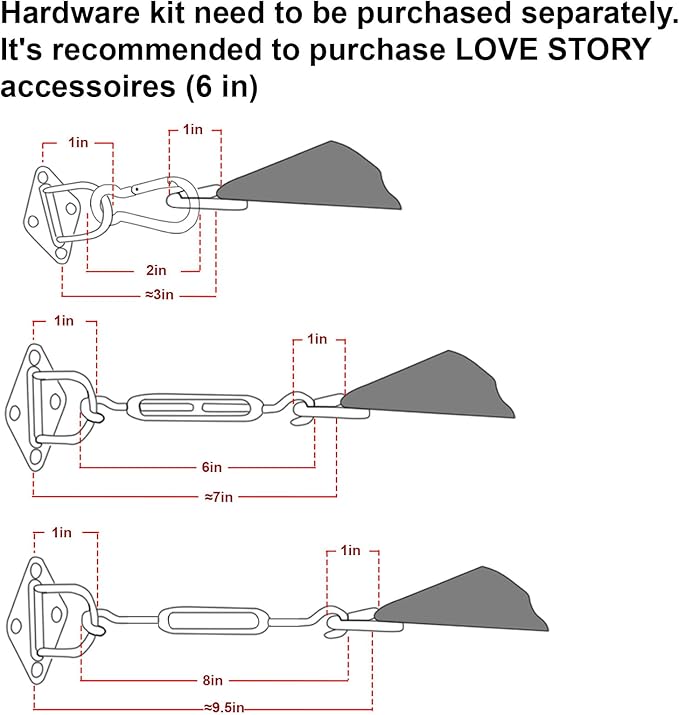 LOVE STORY Custom Size 9'x9' Brown Sun Shade Sail Rectangle UV Block Canopy Patio Sail Sunshades Fabric for Outdoor Garden Carport (We Make Custom Size)