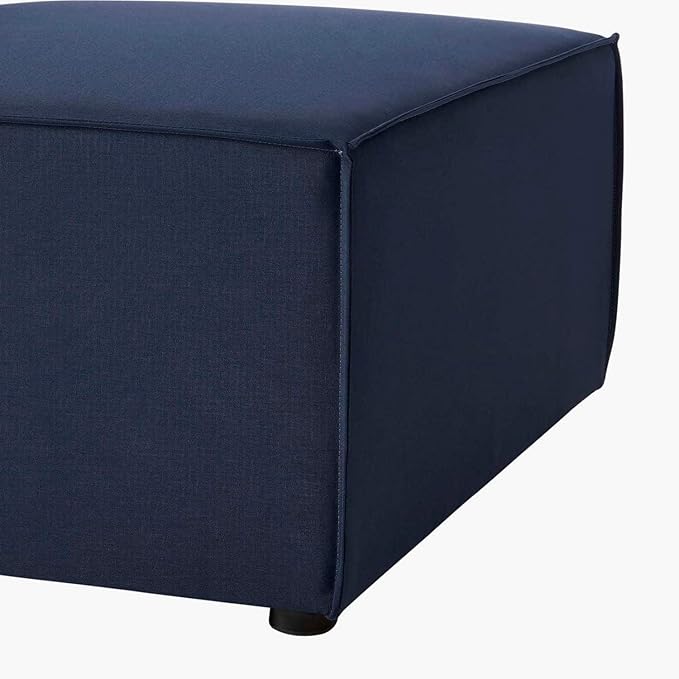 Modway EEI-4209-NAV Saybrook Patio Armless Chair in Navy Blue