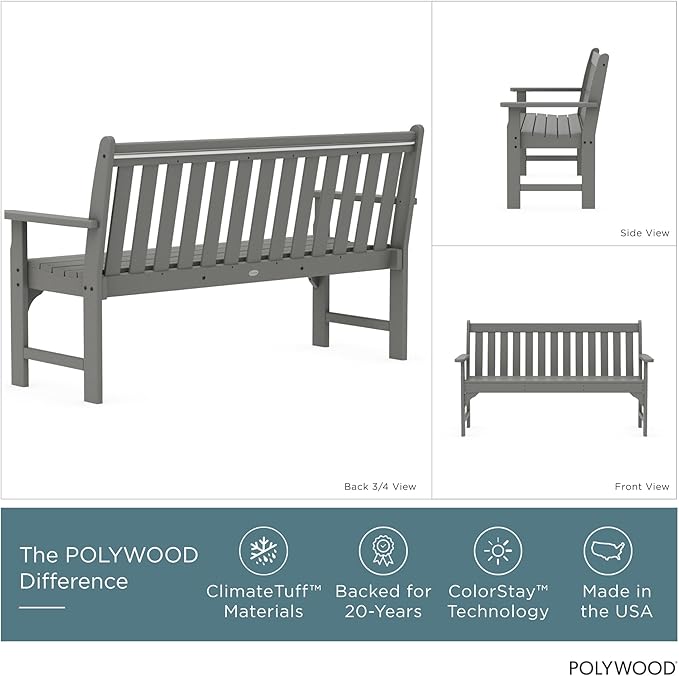 POLYWOOD Vineyard 60" Bench