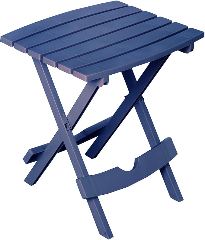 Adams Manufacturing 8510-36-3700 Quick-Fold Side Table, Patriotic Blue
