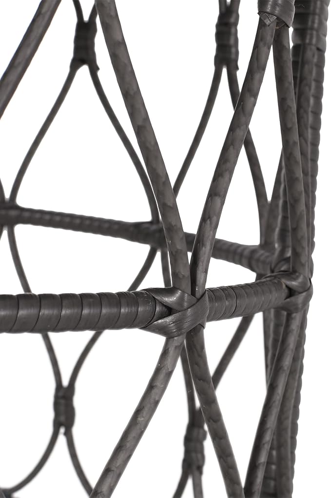 Bruce Outdoor Coffee Table - Wicker - Gray