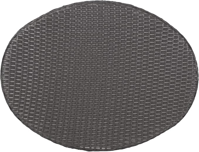 Bruce Outdoor Coffee Table - Wicker - Gray
