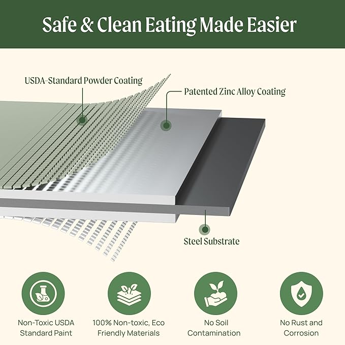32" Extra Tall Raised Garden Bed Kits, 4 x 8 x 2.7ft Raised Planter Box Outdoor, 2.5 x 9.5 x 2.7ft Deep Root 10 in 1 Modular Metal Raised Beds for Gardening Vegetables Flowers Fruits - Terra Cotta