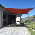 SUNNY GUARD Custom Size 9'x22' Rectangle Terra Red UV Block Sunshade for Backyard Yard Deck Patio Garden Outdoor Activities and Facility(Customized)