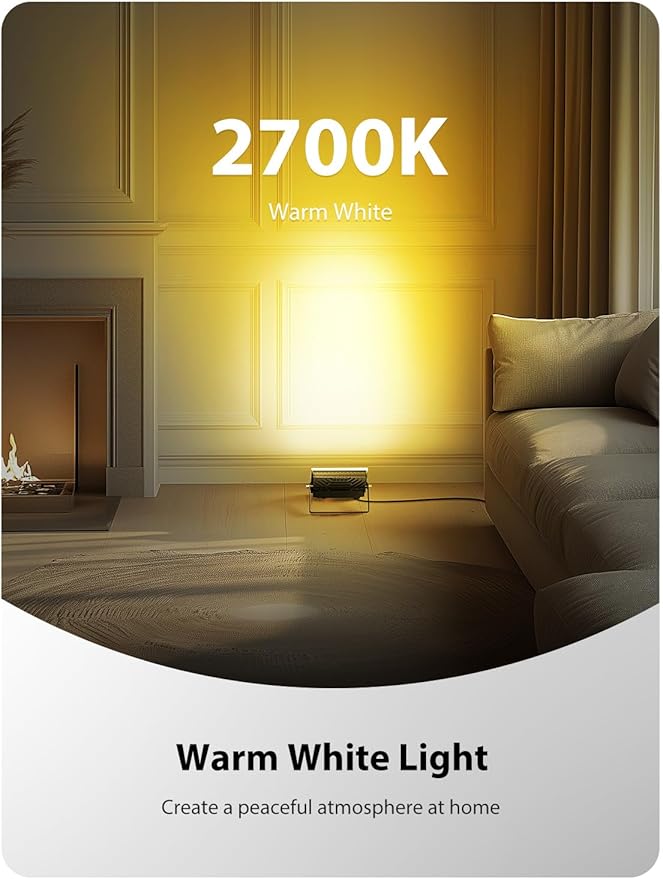 Onforu 2 Pack RGBW LED Flood Light 800W Equivalent, 100W Color Changing Floodlight with 44 Keys Remote, 2700K Warm White IP66 Waterproof Spot Lights Outdoor, Uplights for Stage, Party