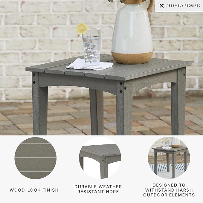 Signature Design by Ashley P802-702 Visola End Table, Gray