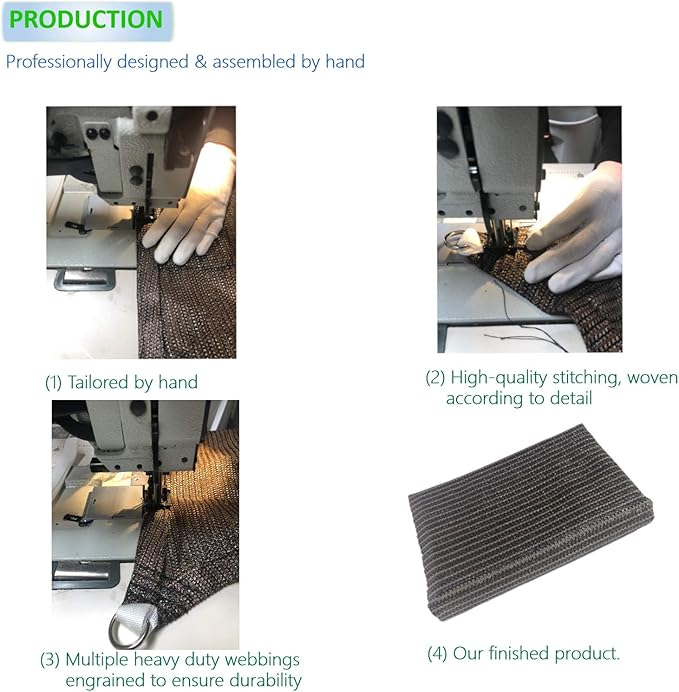 Eden's Decor Straight Flat-Edged Sun Shade Sail Rectangular 12' x 18' Wheat UV-Blocking Outdoor Canopy Fabric Cloth Awning for Pergola Patio Garden Backyard Custom Size
