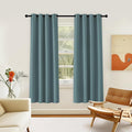 NICETOWN Room Darkening Curtain for Living Room - Energy Saving Thermal Insulated Grommet Room Darkening Curtain/Drape for Bedroom (1 Panel, 46 by 72, Greyish Blue)