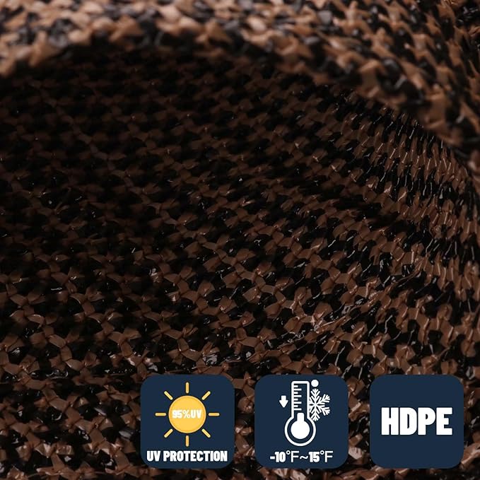 SUNNY GUARD Custom Size 10'x11'x14.9' Brown Sun Shade Sail Right Triangle UV Block Shade for Backyard Yard Patio Deck Garden(Customized)