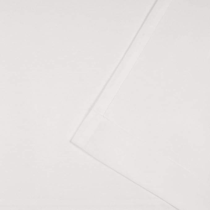 Exclusive Home Cabana Solid Indoor/Outdoor Light Filtering Hook-and-Loop Tab Top Curtain Panel Pair, 54"x84", Vanilla