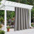 NICETOWN Bedroom Curtain Light Blocking, Grommet Blackout Thermal Insulated Balance Temperature Outdoor/Indoor Drape for Living Room/Patio, Slate Grey, 1 Panel, W84 by L108