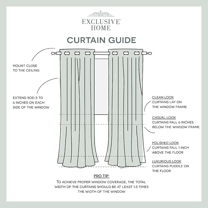 Exclusive Home Cabana Solid Indoor/Outdoor Light Filtering Hook-and-Loop Tab Top Curtain Panel Pair, 54"x63", Cloud Grey