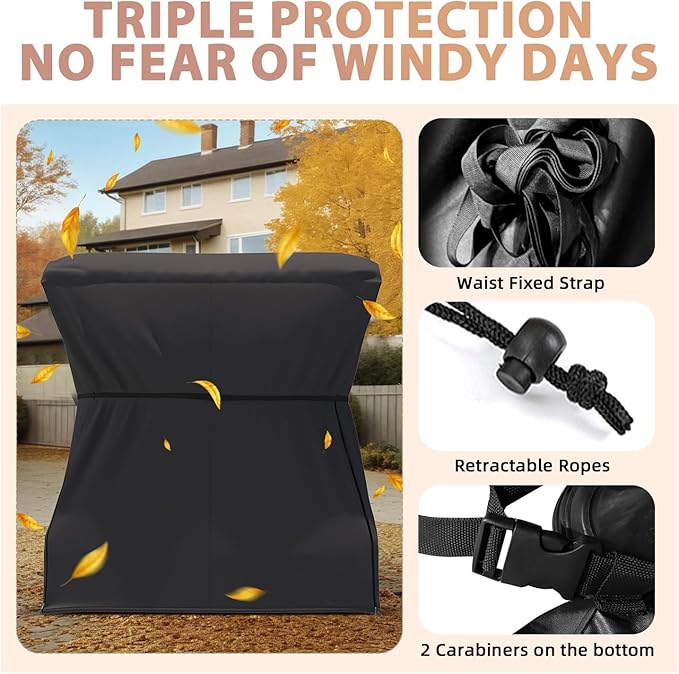 AECOJOY 2-Seat Outdoor Patio Swing Chair with Cover, Porch Swings Chairs for Adult, Outside Swing Bench with Adjustable Canopy&Removable Cushion, Brown