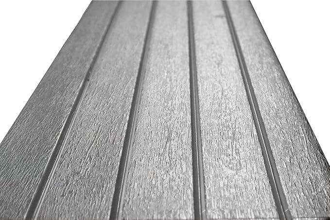 Bench, Deep Grey Top with Warm Grey Sides, 2 Pack - Proudly Made in The USA, Click and Lock Hardware-Free Assembly, Durable and Stylish Outdoor Seating