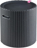 Keter Cool Side Table Cooler 3 in 1 Outdoor Patio Table and Ice Chest Storage, Ideal Hot Tub Table, Decor and Outdoor Patio Bar, Portable Bar, Graphite