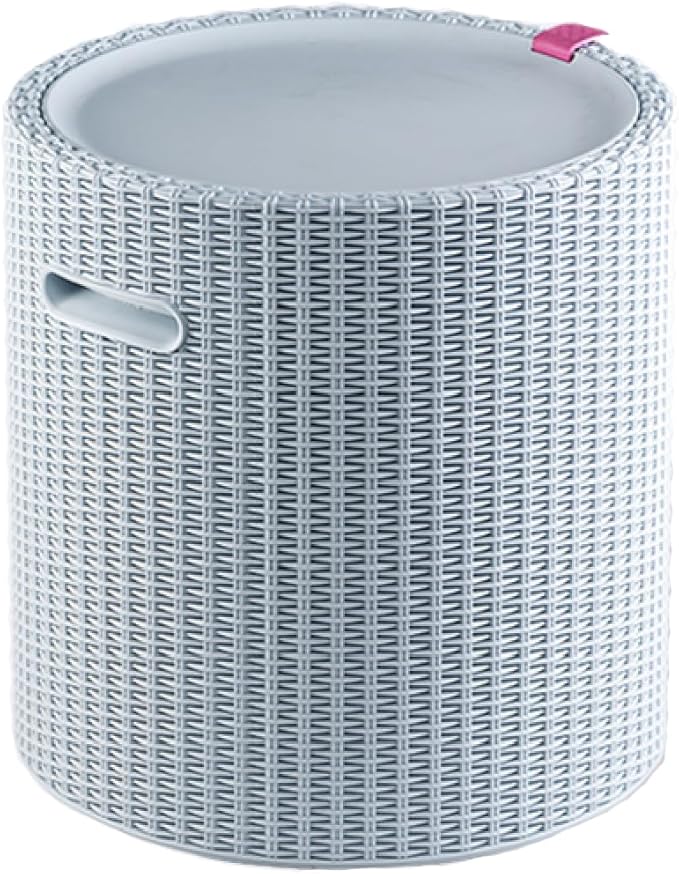 Keter Cool Side Table Cooler 3 in 1 Outdoor Patio Table and Ice Chest Storage, Ideal Hot Tub Table, Decor and Outdoor Patio Bar, Portable Bar, Grey