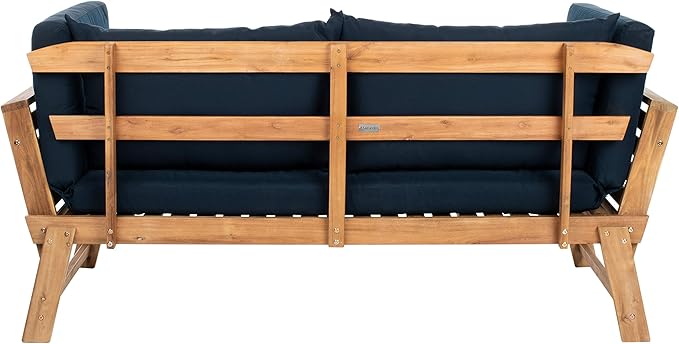 Safavieh PAT6745A Outdoor Collection Tandra Grey Modern Contemporary Daybed Day Bed