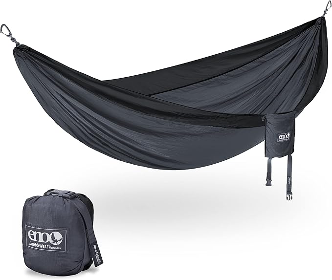 ENO, Eagles Nest Outfitters DoubleNest Lightweight Camping Hammock, 1 to 2 Person, Special Edition Colors, ATC