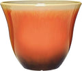 Classic Home and Garden Honeysuckle Resin Planters - Lightweight Indoor & Outdoor Plant Pots - UV-Resistant Plastic Flower Pots - Pot Planters for Flowers & Herbs (15" Tequila Sunrise)