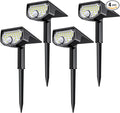 AloftSun Solar Motion Sensor Outdoor Lights,Waterproof Motion Sensor Spot Lights- 30 LED/3 Modes Solar Powered Spotlights,Landscape Lighting for Yard and Garden, Cool White,4 Pack