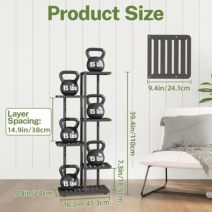iDavosic.ly Plant Stand Indoor Outdoor, 5-Tier Tall Metal Flower Shelf for Heavy-Duty Large Planters, Corner Orchid Display Rack for Living Room Balcony Patio Porch, Space Saving, Modern Black